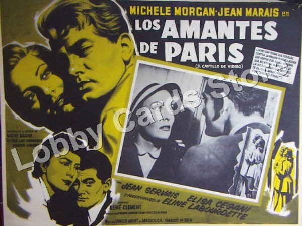MICHELE MORGAN. JEAN MARAIS./LOVERS OF PARIS